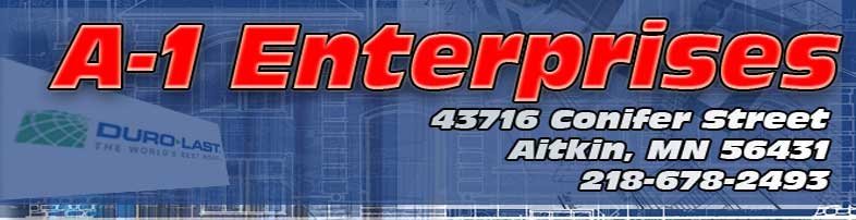 A-1 Enterprises DBA A-1 Roofing building contractor, Garage, Sheds, Additions, Decks, Remodeling, siding, window installer, door installation , roofing contractor, metal roofing, shingle roofing, epdm roofing, commercial roofing, shingled roofing contractor, duralast roofing installer